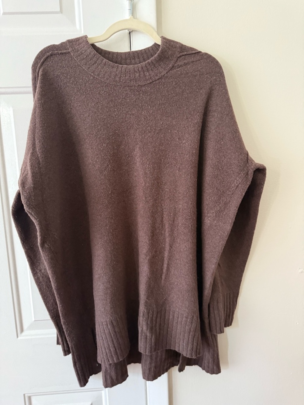 Tunic length sweater